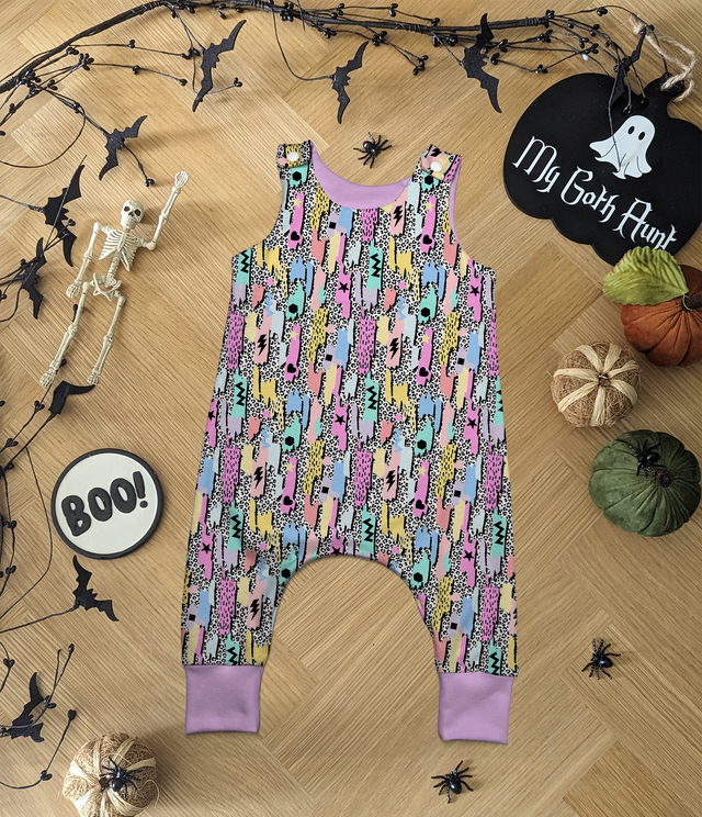 Retro Pastel Childrens Romper