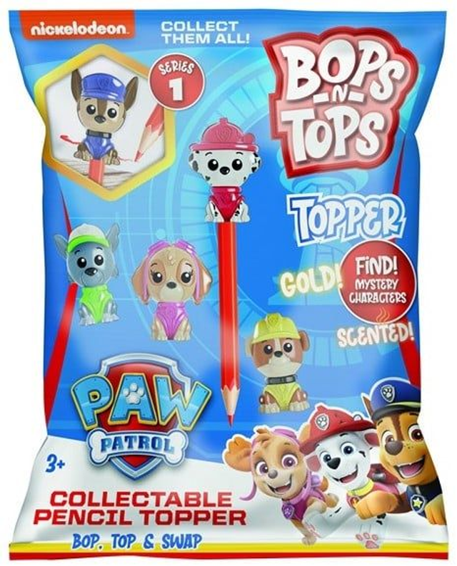 🎨 BOPS-N-TOPS PAT PATROUILLE – Crayon Topper 4 cm 🐾