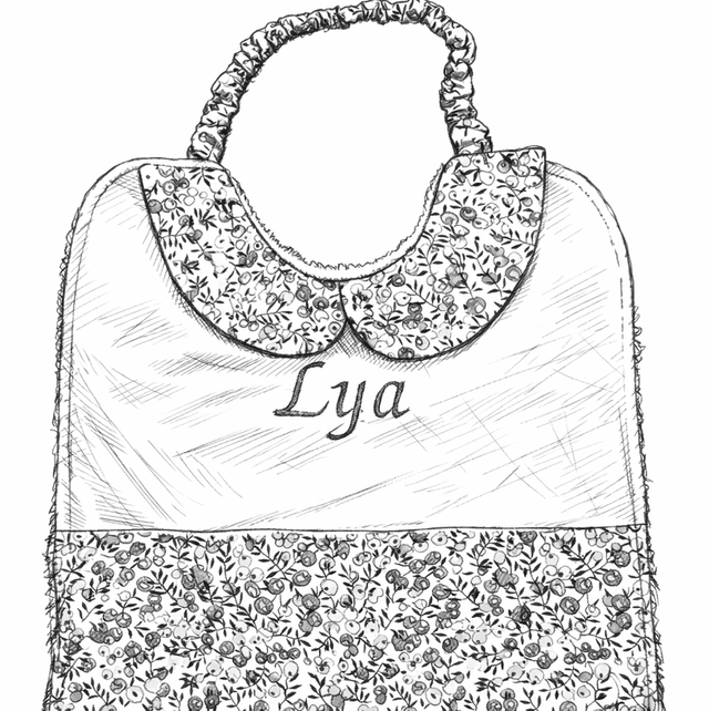 Création serviette bavoir