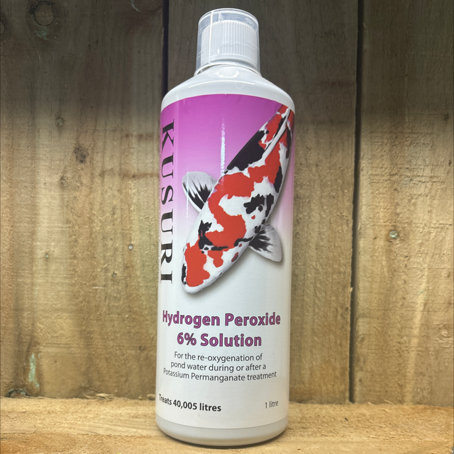Kusuri - Hydrogen Peroxide 6% Solution - 1L - treats 40,006L