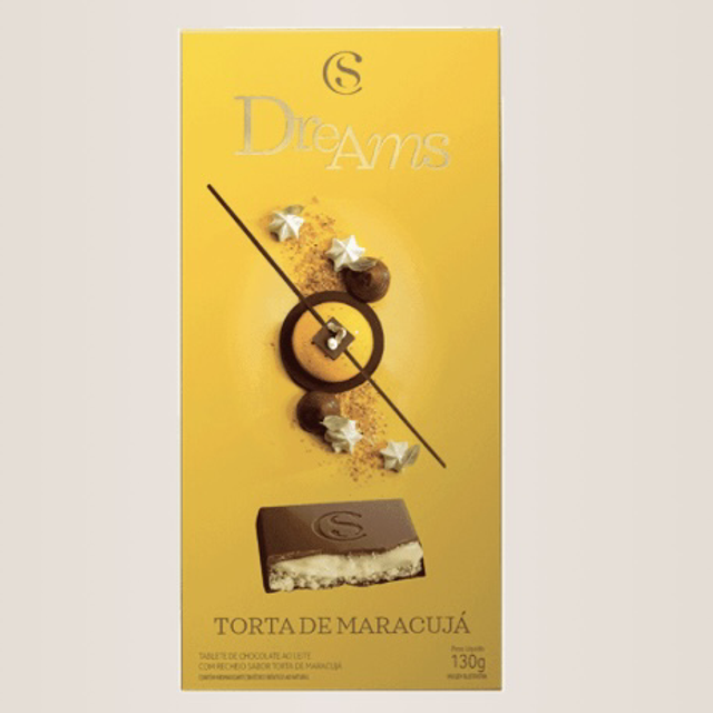 Tablete dreams torta de maracujá 130g