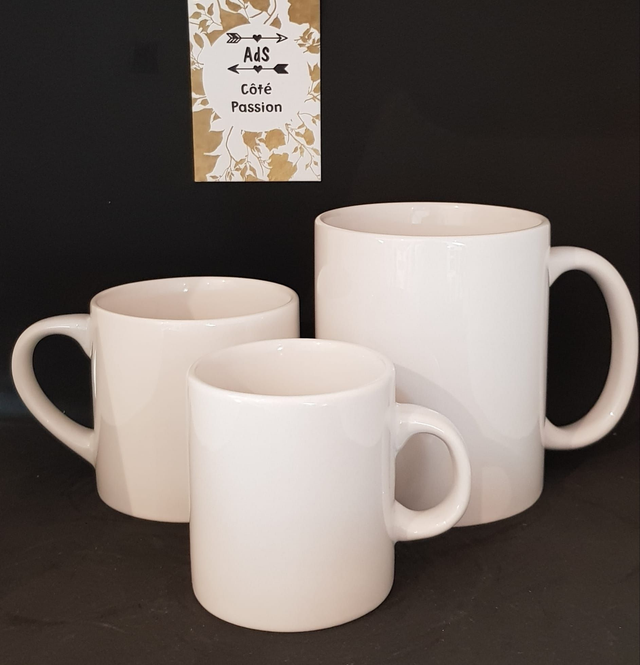 Mug blanc / trois tailles - VOTRE PROJET