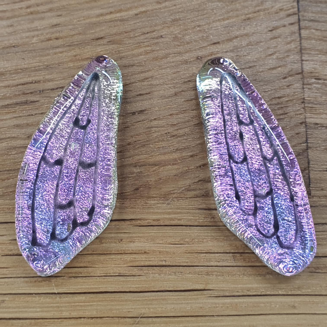 Fairy wings Rainbow studs 2