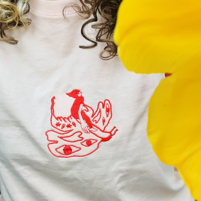 Débardeur oversize brodée 