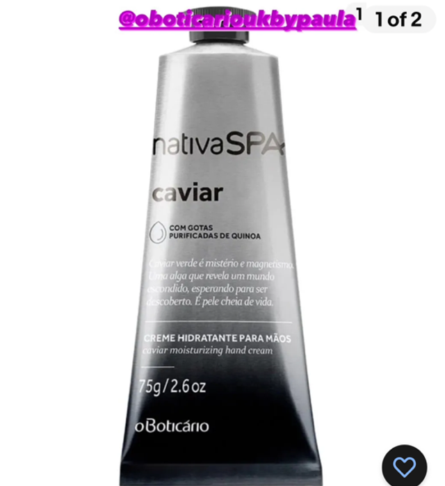 Nativa Spa Creme para mãos Caviar 75g