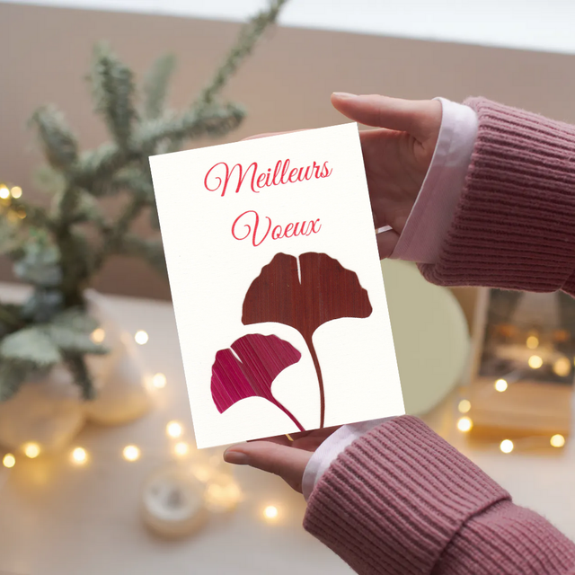 💌Carterie • Ginkgo chocolat et framboise