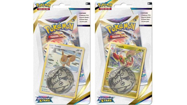 Brilliant stars 1 pack blister Flapple en Eevee