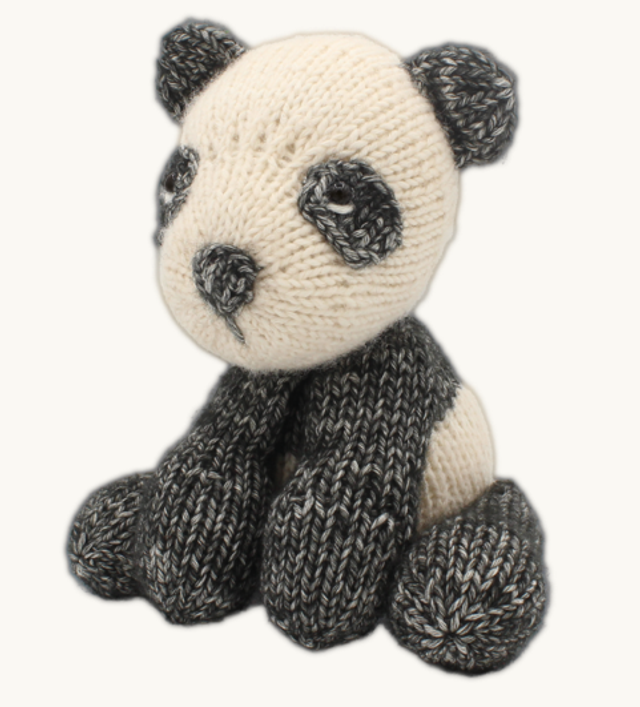 Strickset Panda Mees