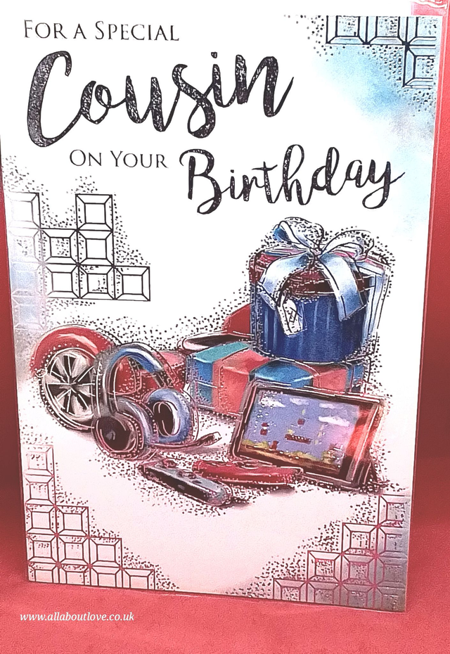 Cousin Birthday Greeting Card 23x15.5cm