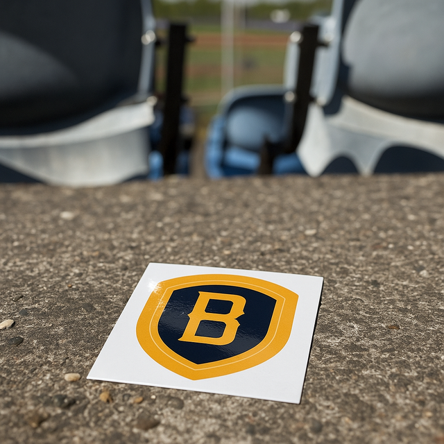 HCAW sticker B glanzend