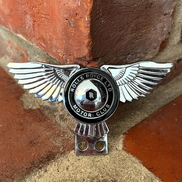 1950’s Rolls-Royce Ltd Motor Club Car Badge