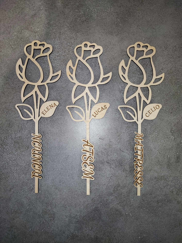 Rose simple Maitresse/Nounou/Atsem