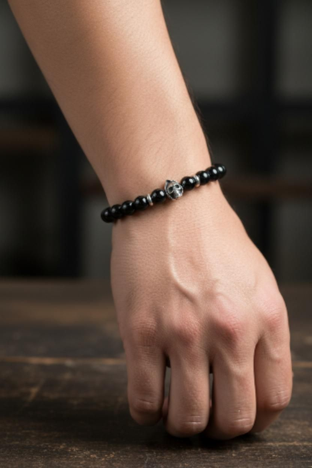 Bracelet Obsidienne Œil Céleste - Protection Ultime & Force Intérieure