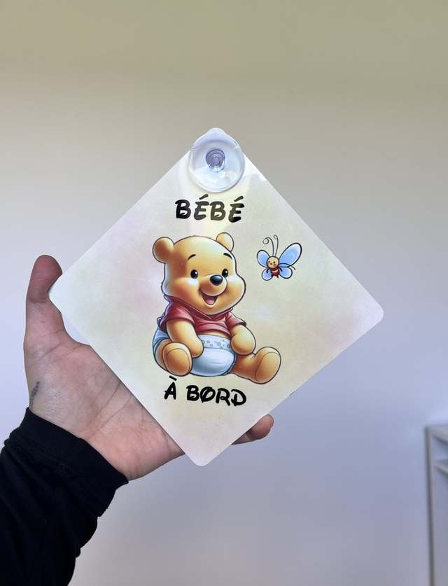 Plaque alu voiture