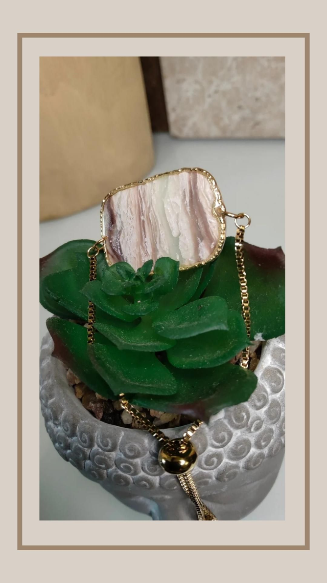 Bracelet "la naturelle" rectangle 