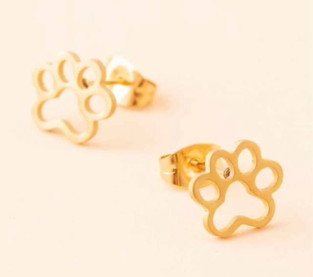 Paw Print Earrings 