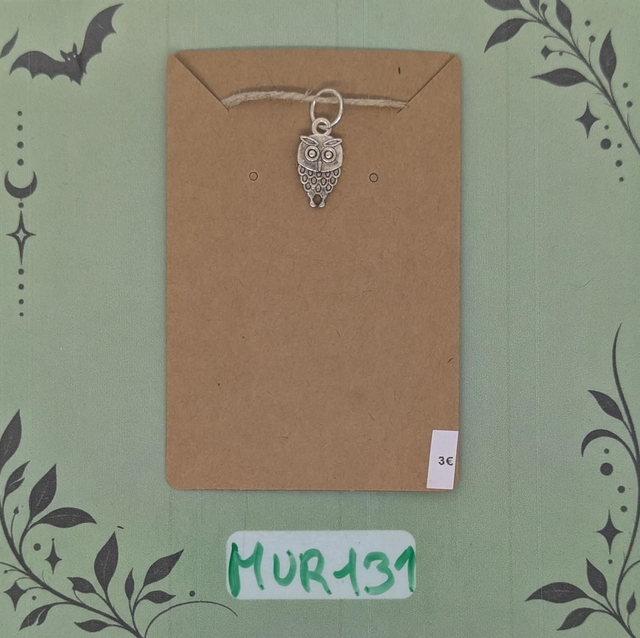 MUR131 Pendentif Chouette 