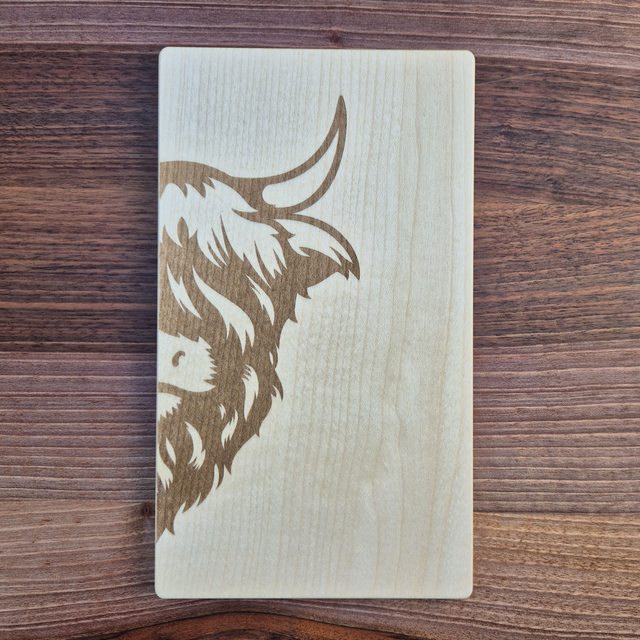 Schneidebrett, Hochlandrind