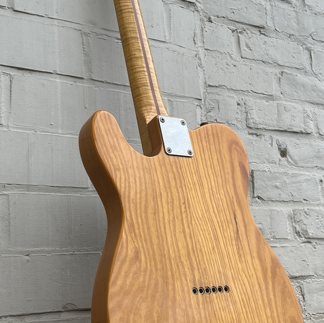 1 of 100 MADE - 1996 Fender Japan FOTOFLAME 1952 Reissue "Blackguard" ... TL-52D/AH Japanse Sen Ash