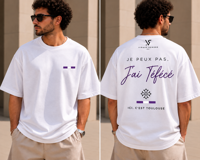 Tee-shirt TÉFÉCÉ - Je peux pas... - Oversize