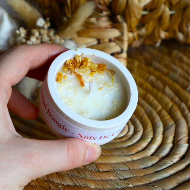 Mini Bougie - Noix De Coco