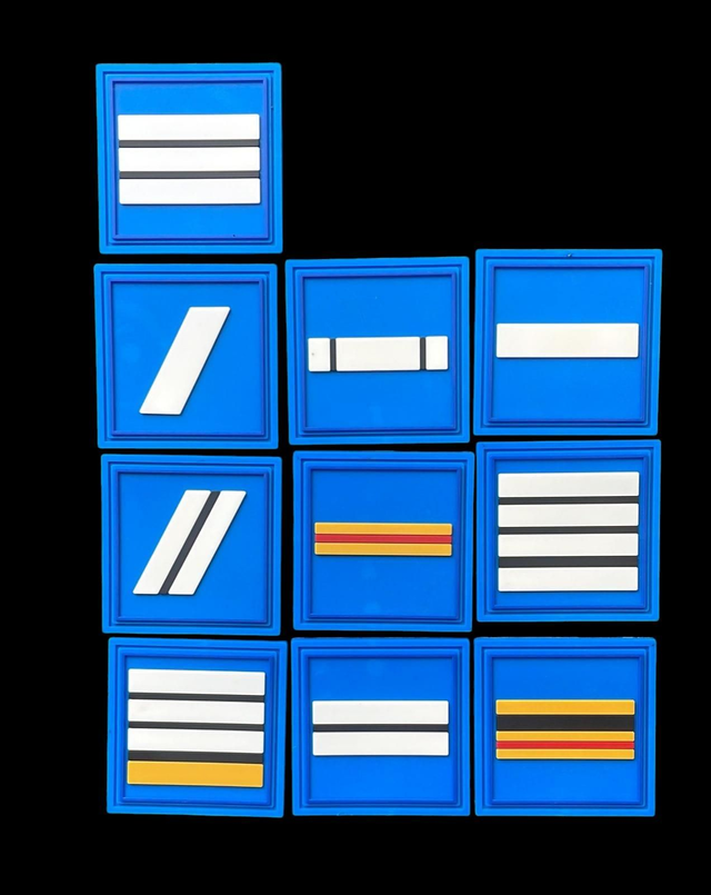 Patch grade 5x5 pvc Police Municipale Jour