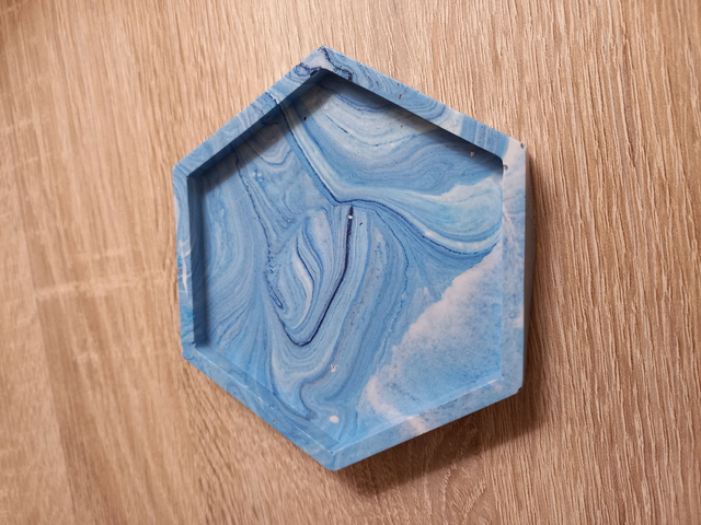 Dessous de verre hexagonale