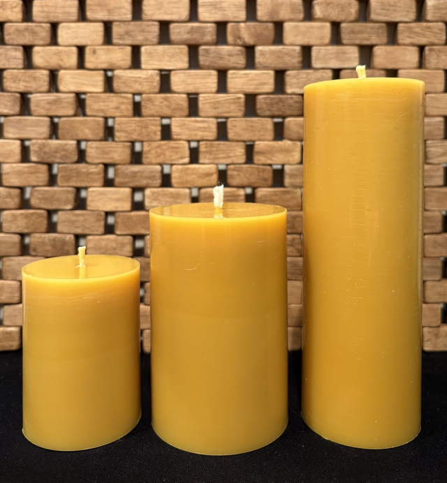 Flat Topped Pillar Candles