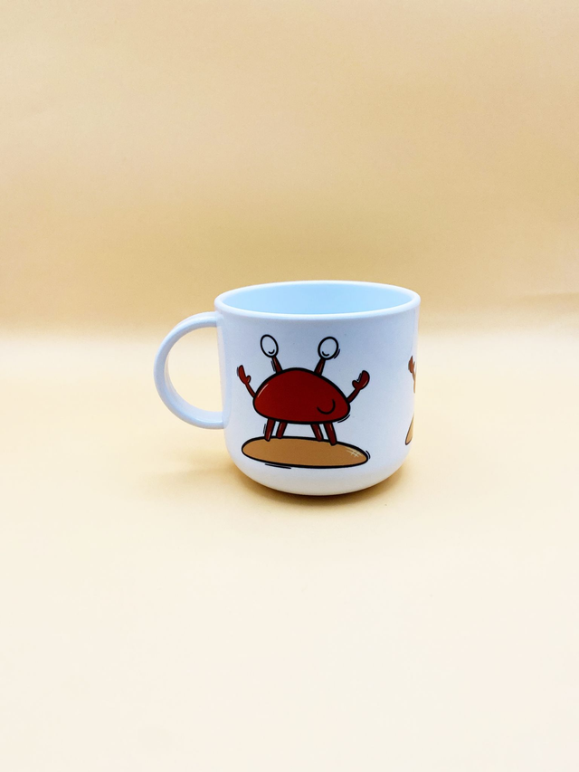 Crab mini mug - Sealife illustrations - Lightweight mini mug 