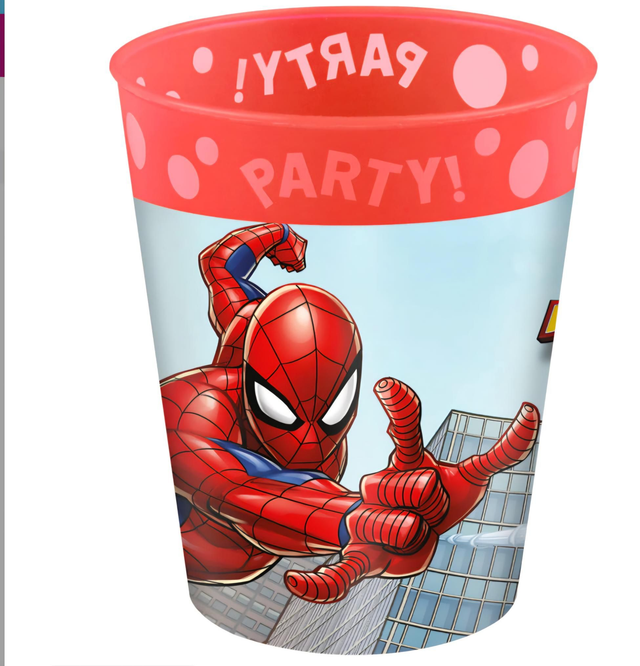 ✨️VERRE EN PLASTIQUE SPIDERMAN 