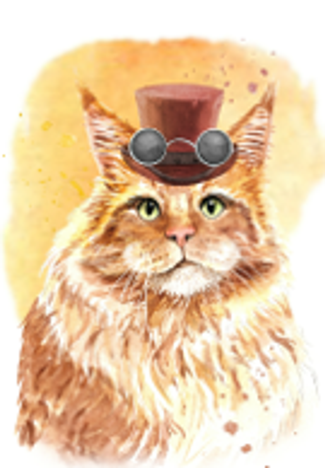 Hand made Cards - Dressed Up Cats