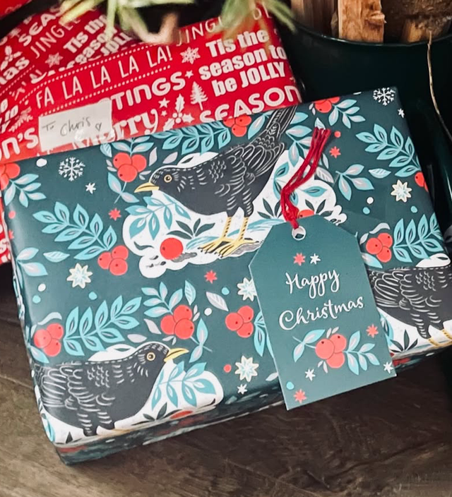 Blackbird wrap and tag