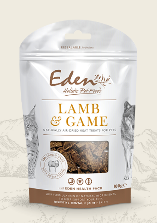 EDEN LAMB & GAME TREATS CAT & DOG