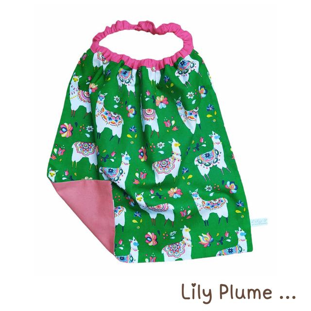 Serviette élastiquée lamas