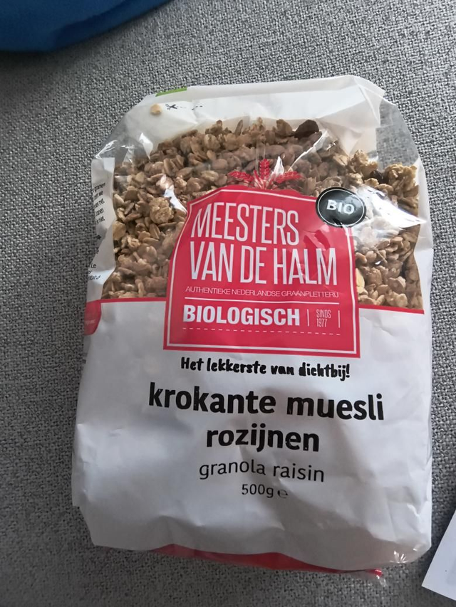 Meesters van de Halm - Krokante Muesli met rozijnen 500gr