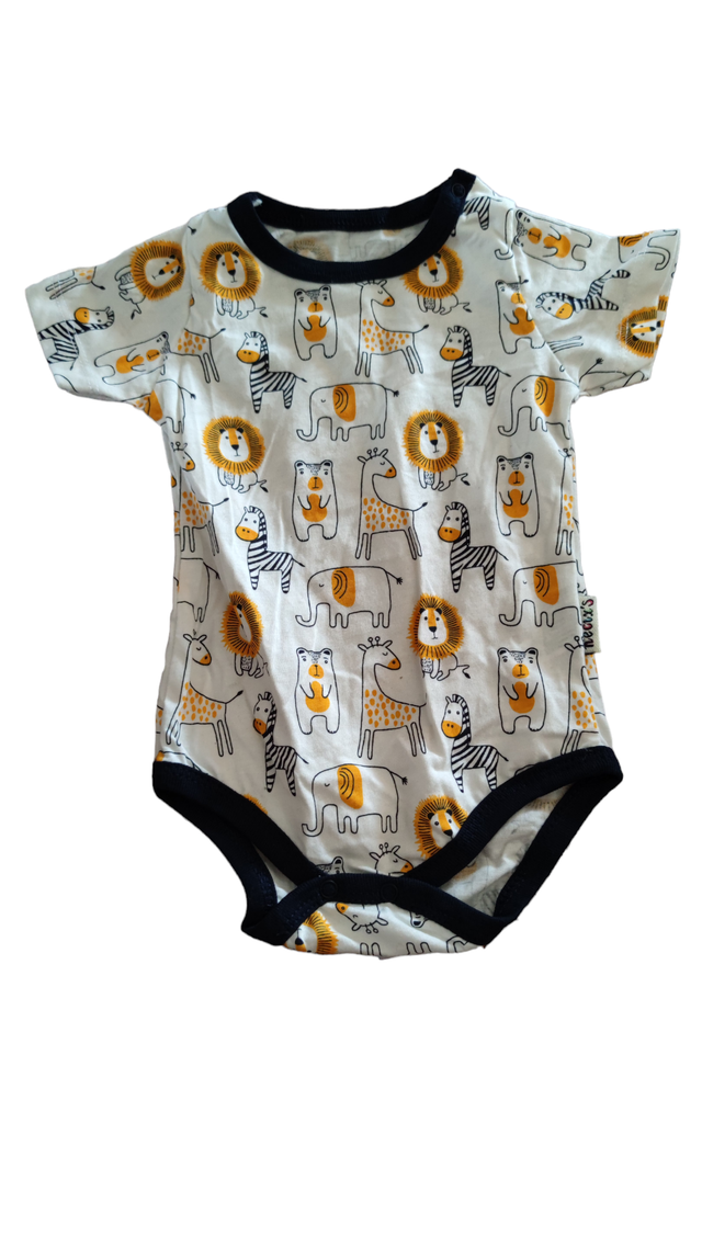 Body manches courtes animaux 3 - 6 mois (Necix's)