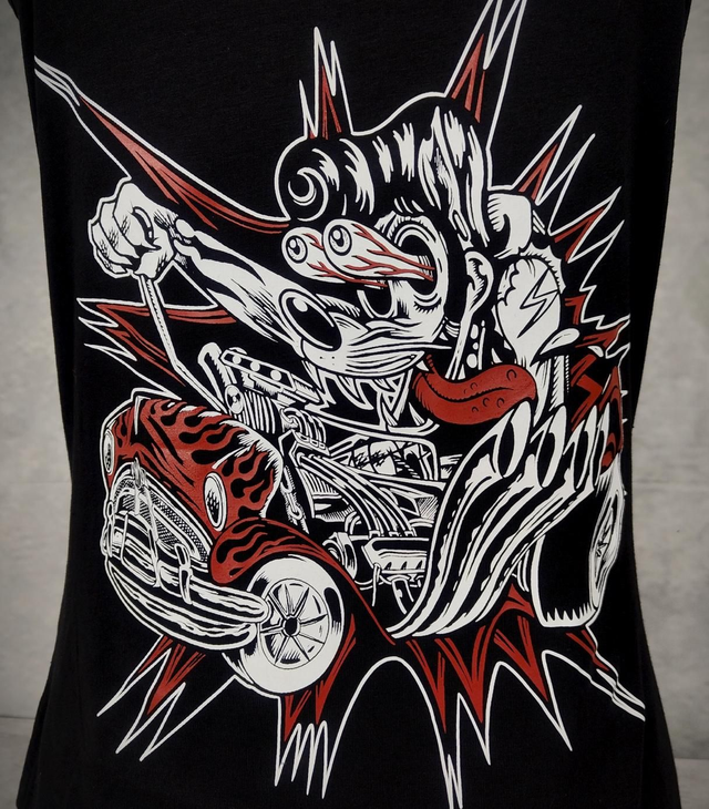 T-Shirt Lace "Hot Rod"