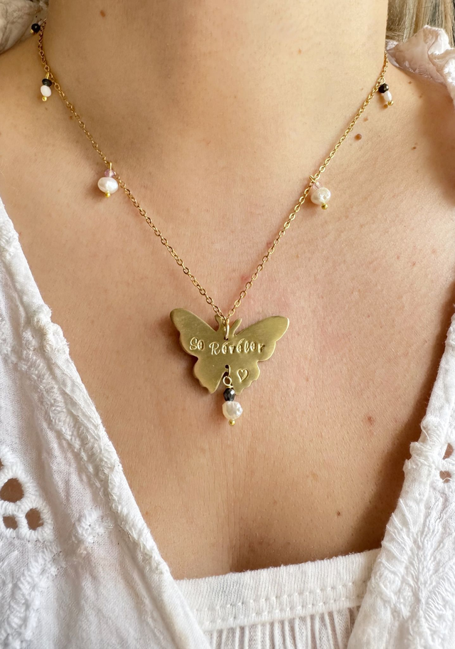 Collier Papillon "Se révéler"