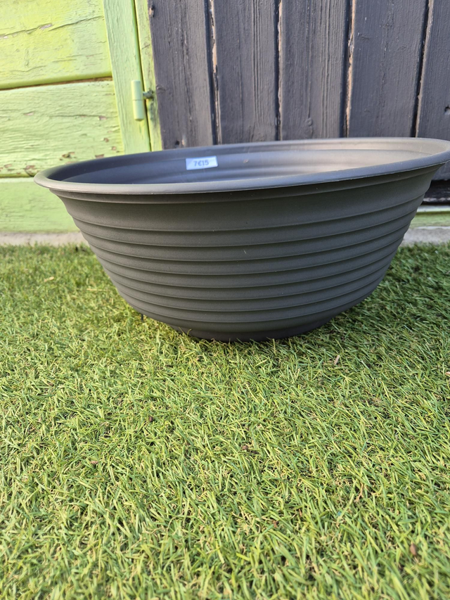 Coupe plastique gris diamètre 36cm