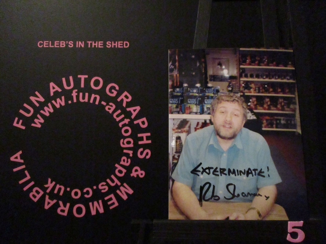 Robert Shearman Authentic Autographed 6x4.5 Our Facing Photograph (5)