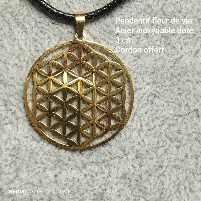 Pendentif Fleur de vie