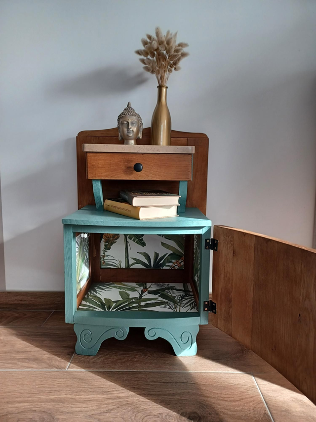 Chevet arts déco vert Celadon