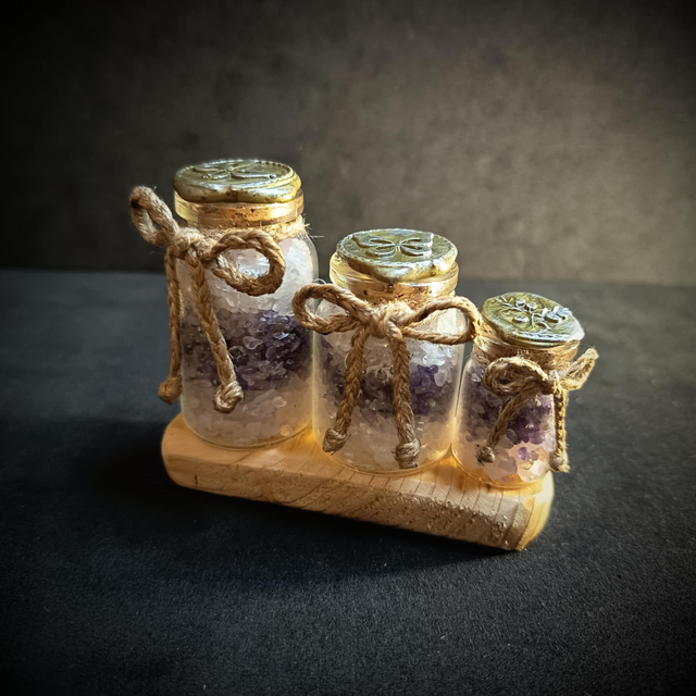 Décoration - Minéraux en bouteille