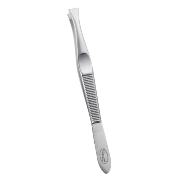 Fine Lines Tweezers Chrome,8cm,Straight (201-08)