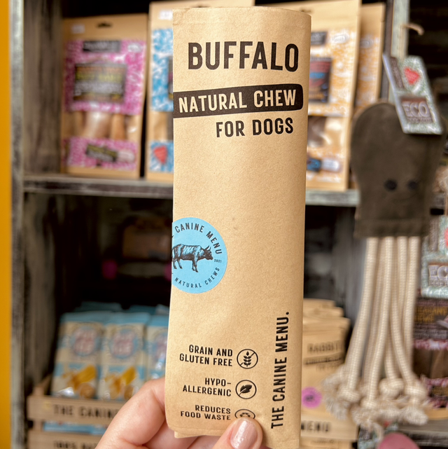 The Canine Menu Buffalo Dog Chews