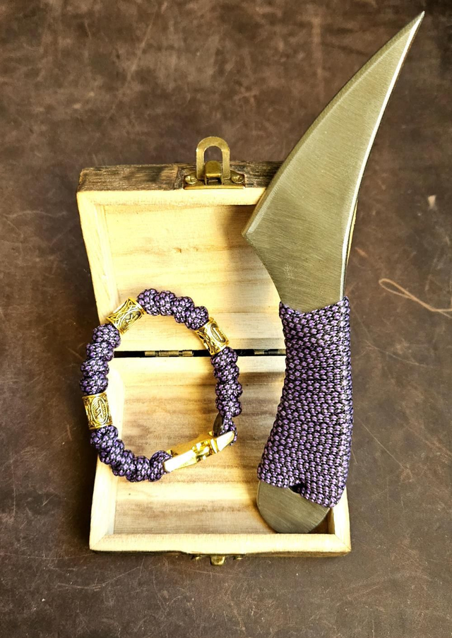 Coffret cut cut + collier runique violet 🟣