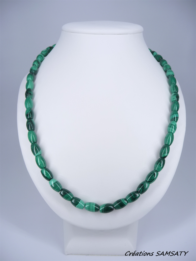 Collier malachite