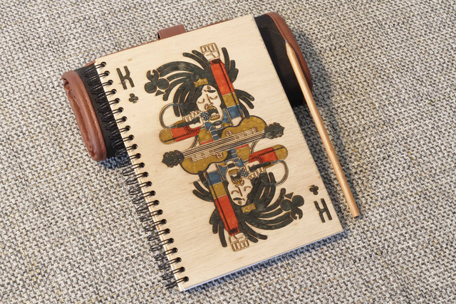 CARNET EN BOIS - MARLEY #1