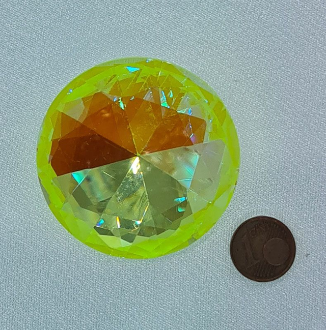 Fancy Chaton, Citrine Mocha AB, 50mm