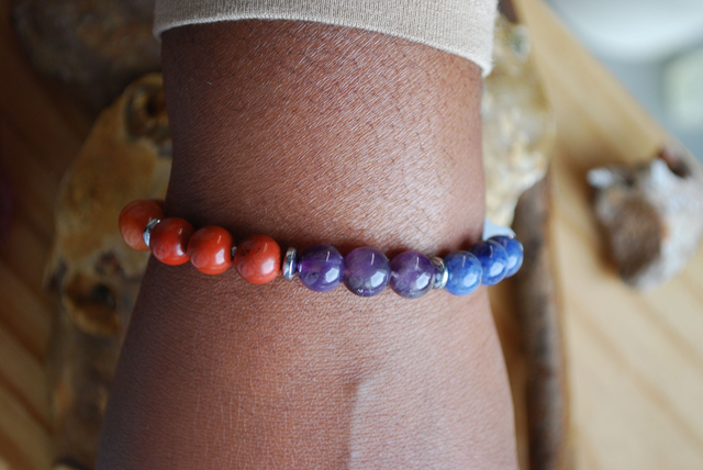 Bracelet en 7 chakras